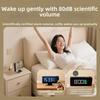 Temperature Humidity Display Mirror Projection Clock Rotatable Electronic Alarm Clock  Home Office