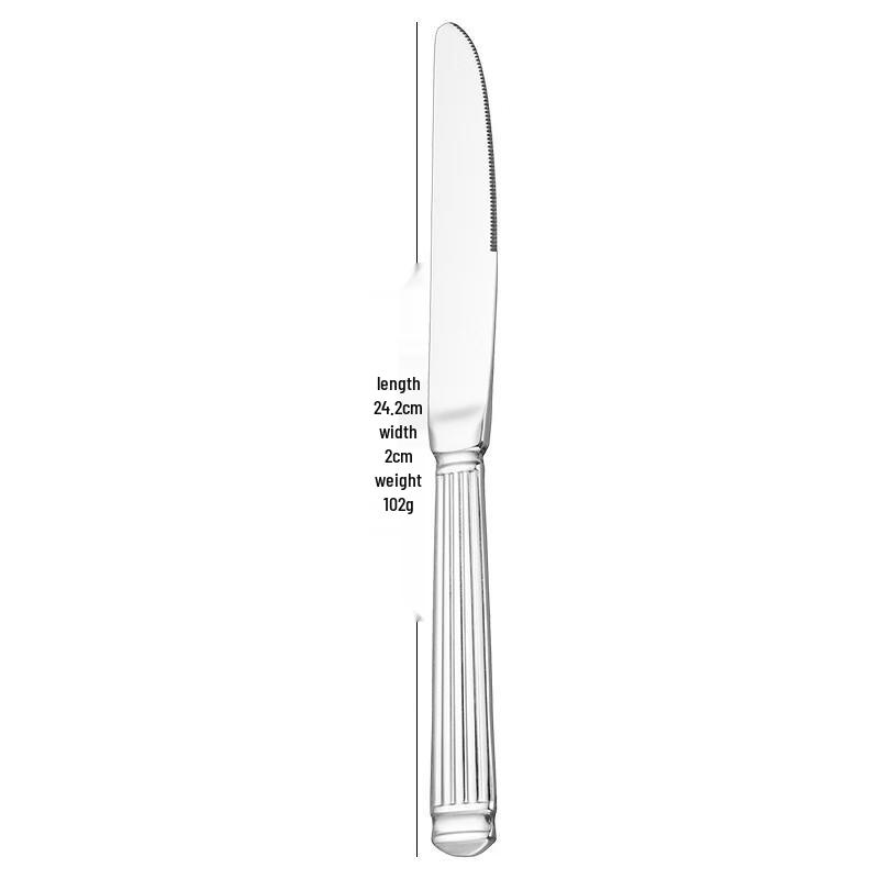 ZISIZ 430 Stainless Steel Dinner Knife Set