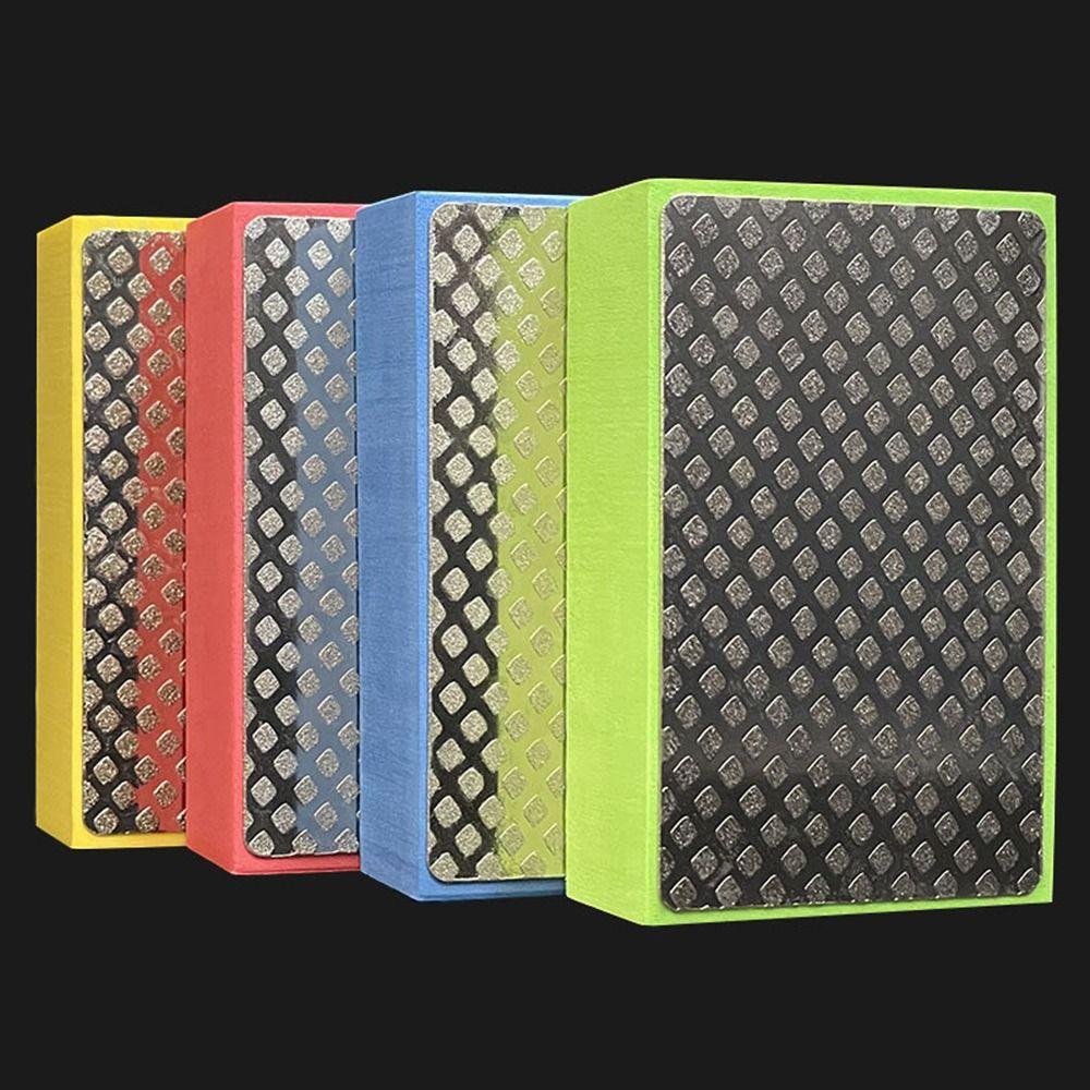 60/100/200/400 Grit Diamond Hand Polishing Pads 95x58mm Stone Marble Ceramic Polishing Pads