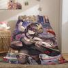 Anime Sofa Blankets for Winter A-Spy×Family Warm Knee Bed Fleece Camping Fluffy Soft Blankets King Size Microfiber Bedding