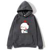 Cute Dudu and Bubu Hoodies Panda and Brownie Bear Couple Sweatshirt Men Women Clothes Kawaii Style Top