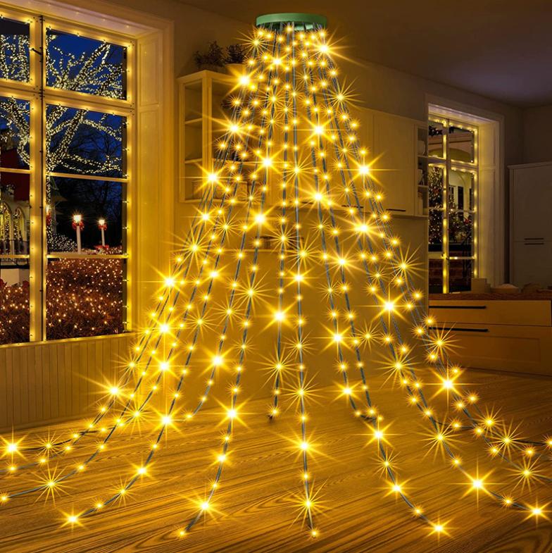 1.5M/2M/3M USB Star String Lights 8 Lighting Modes Waterproof LED Fairy Lights Room Bedroom Wedding Party Christmas Decorations