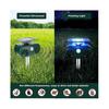 Waterproof Solar Ultrasonic Cat Repeller Outdoor Cat Repeller with Flashing LED Ultrasonic Animal Repeller for Dogs Squirrels Birds Wild Animals