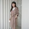 Designed Windbreaker Coat for Women, New Autumn Style, British Style Loose Mid-length Coat Is Popular This Year
