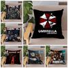 Cartoon Residents Evil Pillow Case Home Decor Throw For Sofa Bed Car Room Decor Gift Idea