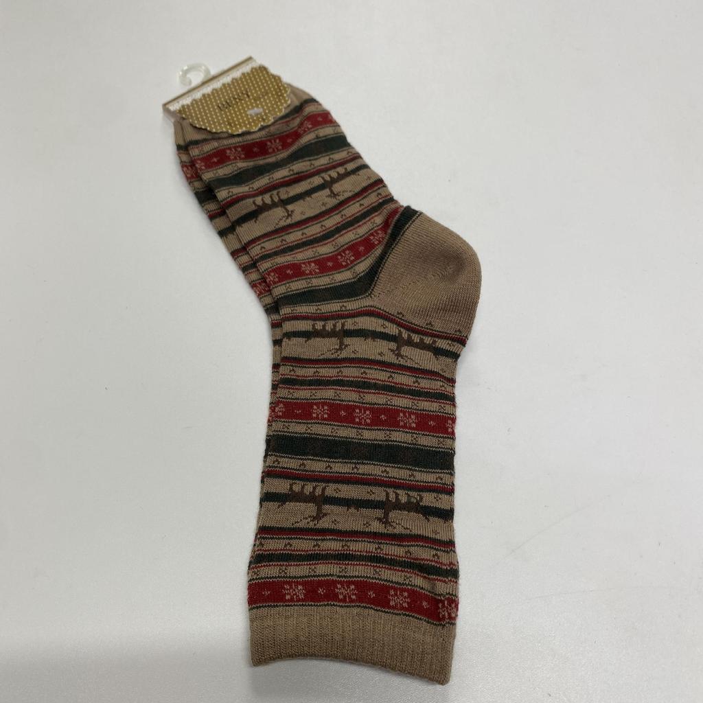 Autumn/Winter Mid-Tube Cartoon Christmas Stockings for Men and Women
