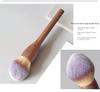 New 1Pcs European Vintage Wood Handle Makeup Brush High Quality Walnut Loose Powder Blush Foundation Contour Brush Super Soft