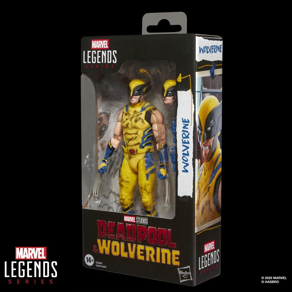 Hasbro MARVEL Legends Series Wolverine, Marvel Studios Deadpool & Wolverine (Battle Damaged Suit) 15 cm Collectible Action Figure G2365 Authentic
