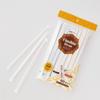 Strix Design Flexible Straws, Striped, 3 Colors, 6mm Diameter X 21cm Length, 180 Straws (3 Packs of 60 Straws), Paper Bag, MA-264