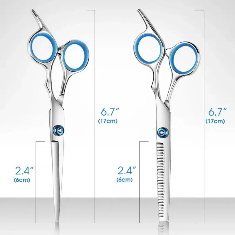 Professional 6 Inch Hair Scissors Thinning Barber Cutting Hair Shears Scissor Tools Hairdressing Scissors