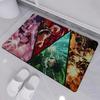 ANIME M-My Hero Academia Floor Mat Absorbent Floor Mat Non-Slip Entrance Rug for Bathrooms Restrooms and Toilets