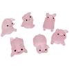 1/5Pcs Mini Luminous Piggy Decor Car Dashboard Home Ornaments Diy Accessories