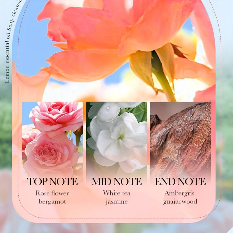 Rose Essential Oil Handmade Soap -  Face Wash Foam Facial Cleanser Whitening Nourishing Moisturizing Anti Acne Body Bathing Facial Soap
