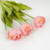 Soft Rubber 5-Head Double Tulip, Home Light Luxury High-End Decorative Tulip Simulation Flower