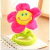 Sunflower Plush Toys Curtain Buckle Lovely Smiling Face Plush Flower Clips Bind Rope Valentine's Day Present Gift