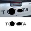 For Toyota Hilux 2026 Carbon Fiber Pattern Window Switch Panel Gear Shift Frame Steering Wheel Trim Mirror Cover Car Accessories