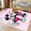 Mickey Minnie Love Carpet For Playroom Bedroom Living Room Sofa Home Decorkids Game Area Rug Nonslip Floor Mat