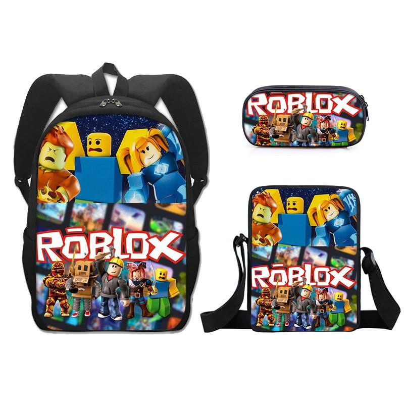 Roblox Kids Backpack Set With Lightweight Oxford Fabric For School And Study Use