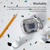 Case Cover for Samsung Galaxy Buds3 FE/Buds3 Pro/Buds 3 with Secure Lock & Phone Stand,TPU Protective Cover with Keychain & Lanyard and Cleaner