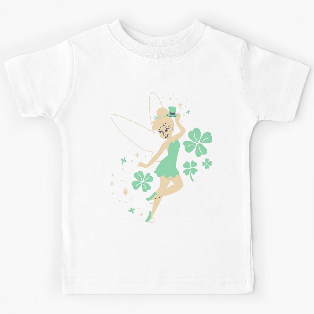 Peter Pan St. Patrick s Day Tinker Bell In Green  Kids T-Shirt 100