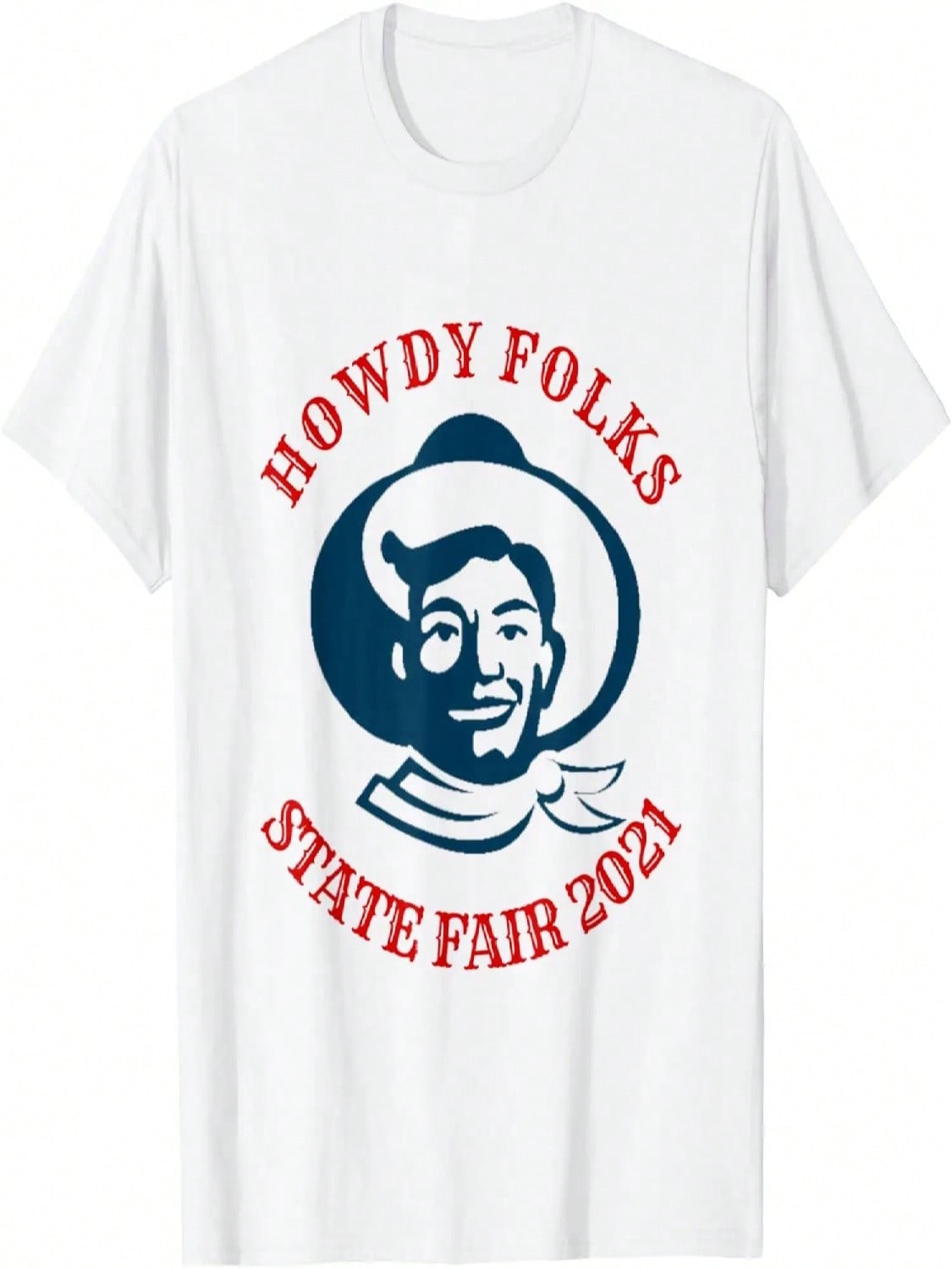Howdy Folks State Fair Texas Cowboy 2021 T-Shirt S
