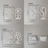 Silicone Mold for Crafting Unique Floral Decorations Flower and Flower Pot Base Sculpture Candle Making Casting Mould