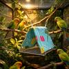 Breathable Bird Cage Hammock Climb Toy Summer Tent Hut Parrot Hammock Bed  Bird Cage Accessory