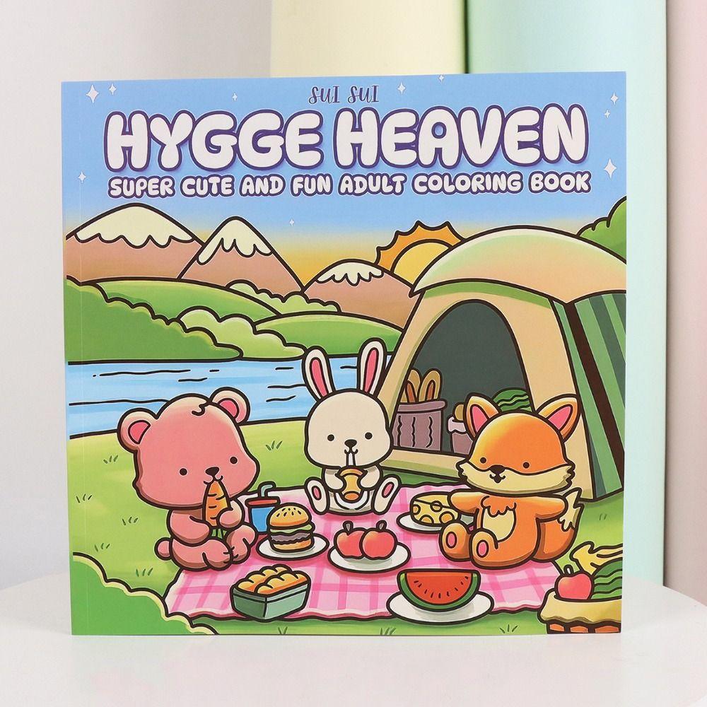 Educational Watercolor Painting Book DIY Filling Color Book  For Adults and Teens