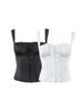 Women's French Lace-Up Waist-Cinching Pleated Camisole - Sexy Summer Sleeveless Top