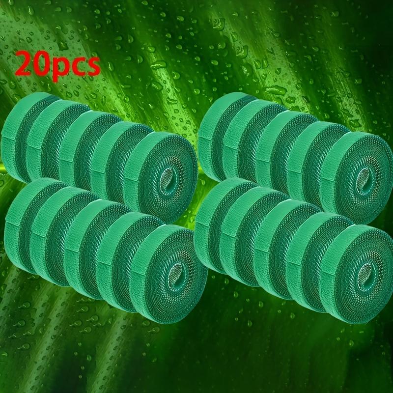 

20 шт. Подвязка для растений Многофункциональная самоклеящаяся Нейлоновая кабельная стяжка с крючком и петлей Поддержка Садовый шпагат Бандаж Многоразовая застежка Лента Полоски