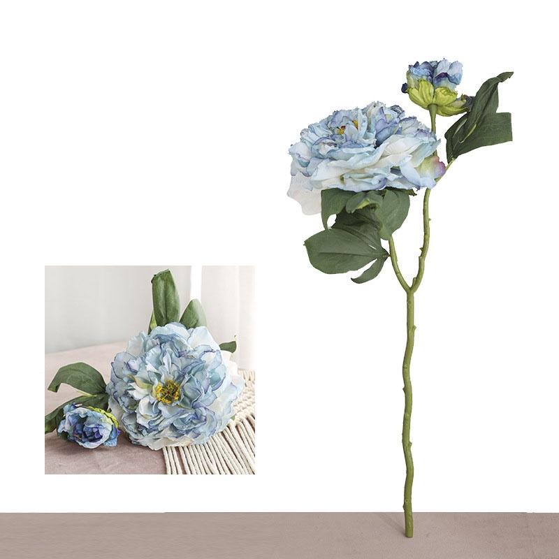 

2 большие головы Роза Красный Пион Искусственные цветы Букет Поддельный цветок для дома невесты Свадебные украшения