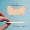 Wonder Care Heel Pads, Bite Protector | Heel Grips Liners, Heel Pad Self Adhesive | Butterfly Heel Cushion | Prevent Pain Blisters Calluses (Beige,