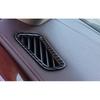 For Cadillac XTS 2013-2019 Carbon Fiber Dashboard L&R Air Outlet Vent Trim 2pcs
