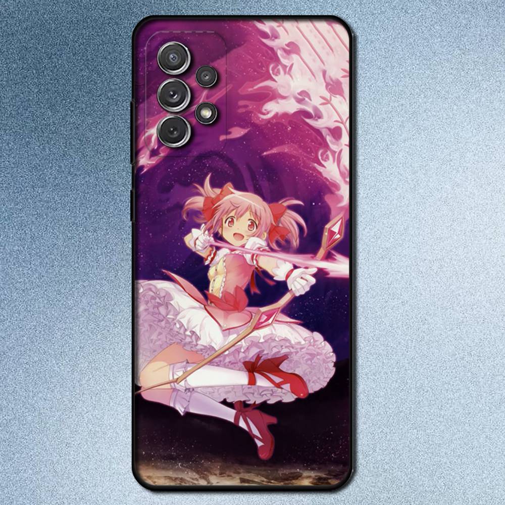 

Madoka M-Mahou Shoujo Phone Case For Samsung S25,S24,S21,S22,S23,S30,Ultra,S20,Plus,Fe,Lite,Note,10,9,5G Black Cover Samsung S21fe