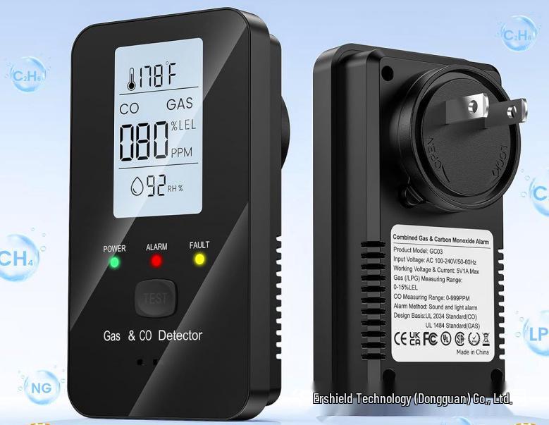 European/US Standard High Sensitivity Carbon Monoxide & Multi-Purpose Detector Alarm