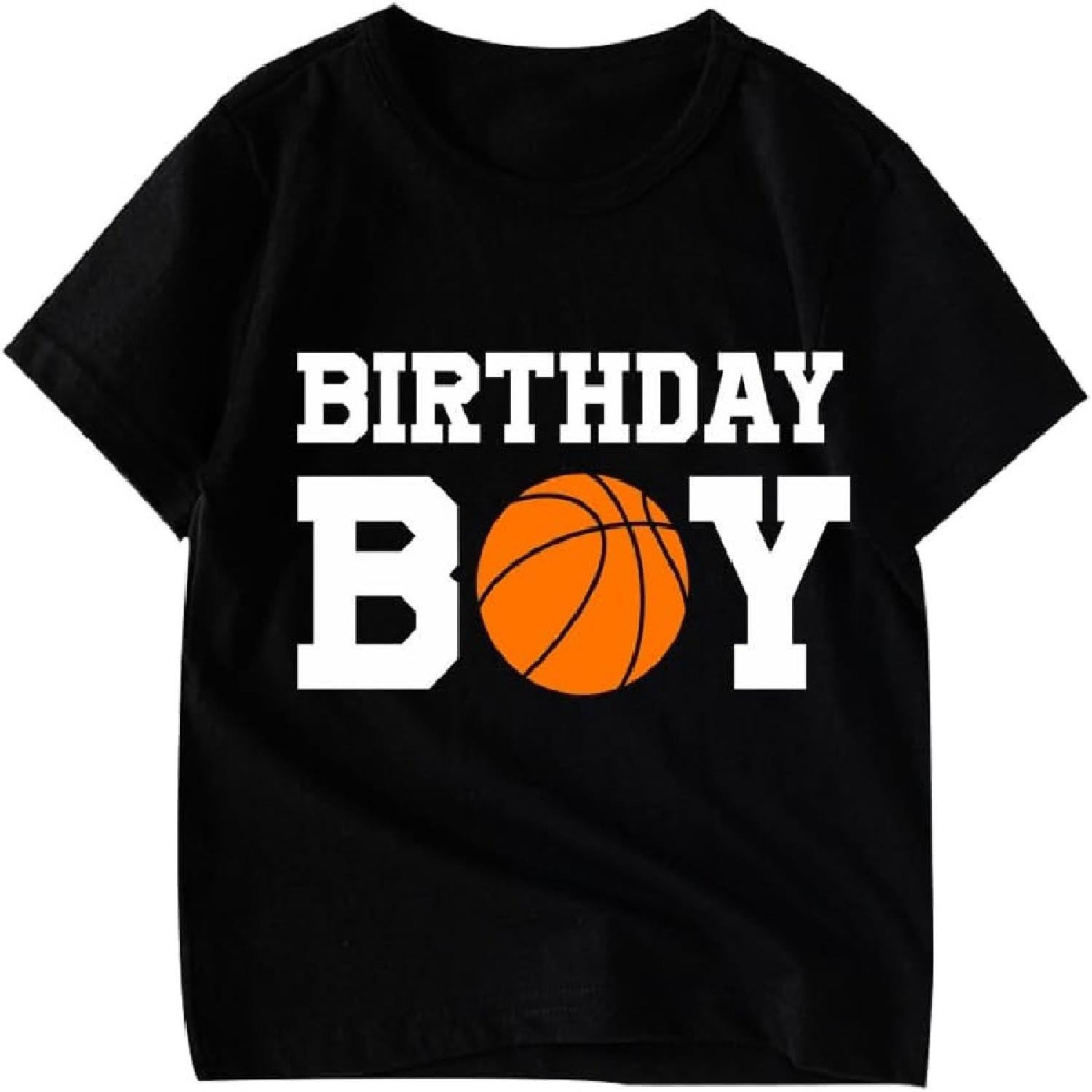 Birthday Shirt Monster Truck Boys Toddler T-Shirts Birthday Tees Little Kids Top Outfit White Gray 2nd 3rd 4th 5th 6th 7th S