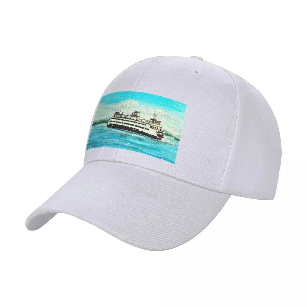 Ferry Painting Baseball Cap Ball  Sunscreen New In The Hat Hats Man Womens
