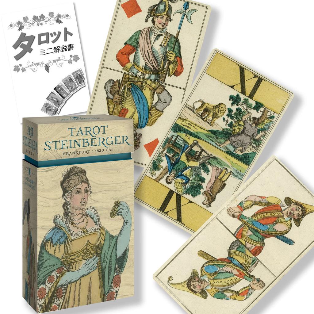 Steinberger Tarot, Tarot Reading Instructions, Japanese Instruction Manual Included, Authentic Tarot, 78 Cards