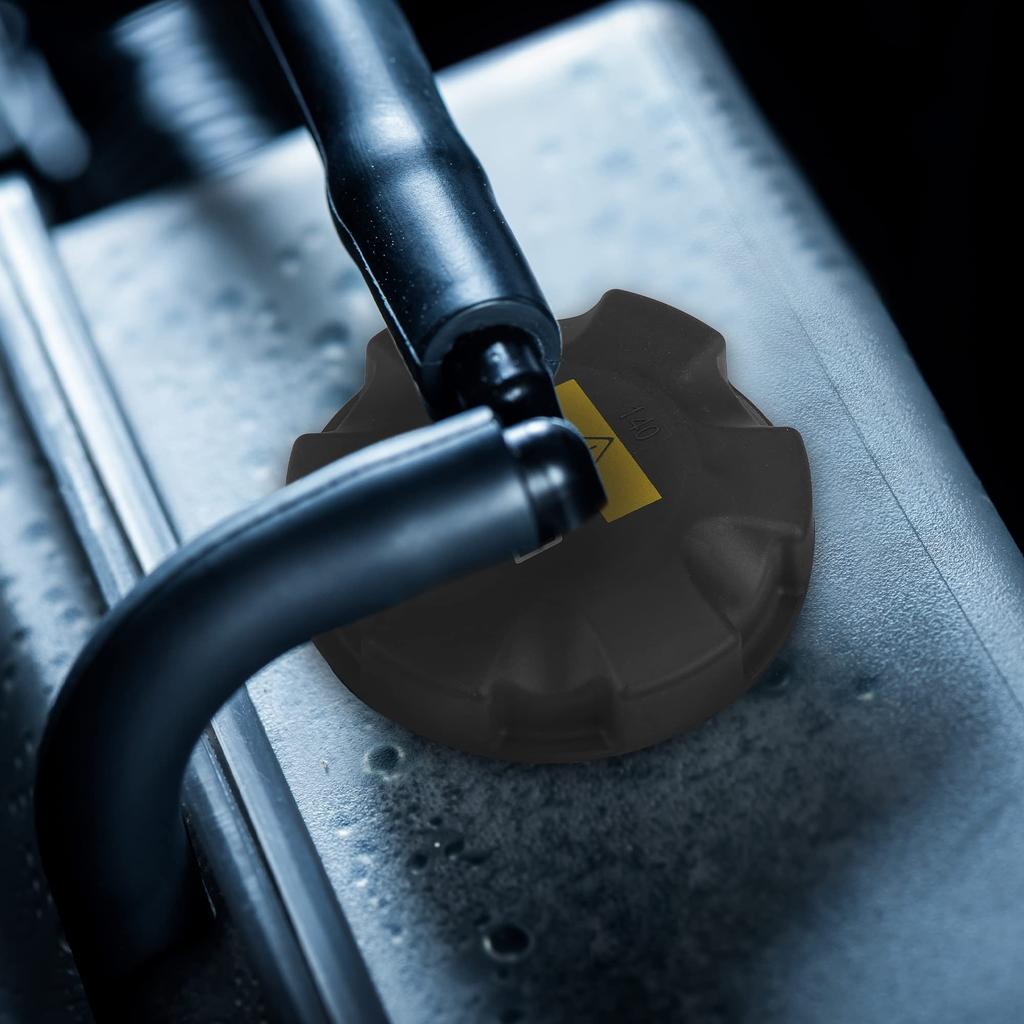 ACROPIX Engine Radiator Fluid Overflow Reservoir Tank Cap for BM W Compatible E82 E84 Black 1pcs