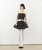 Leobyui Cabbage Tiered Skirt Black