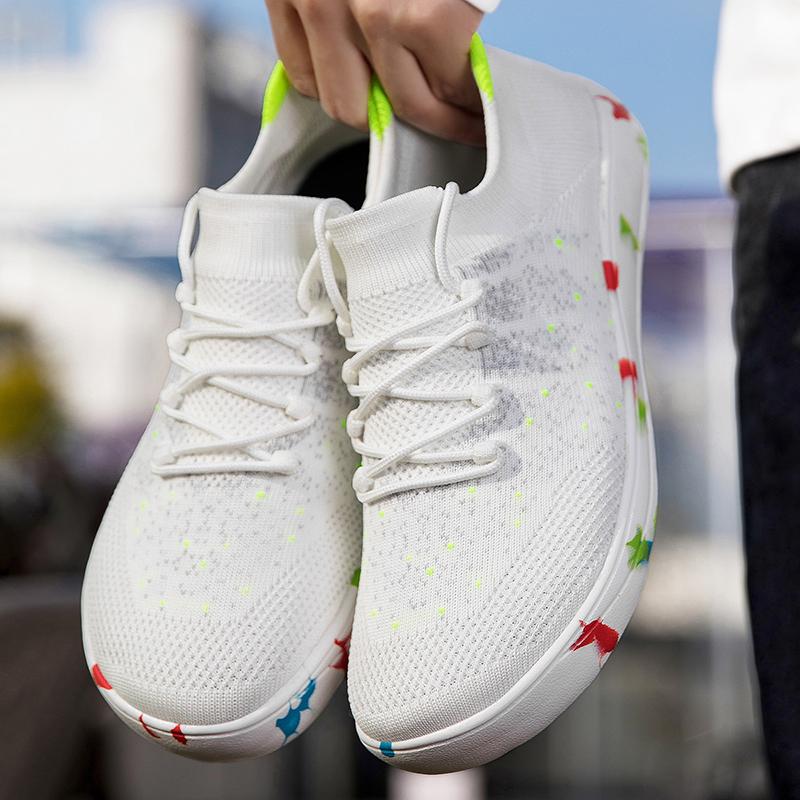 TUINANLE Barefoot Sneakers Men Soft Casual Shoes Comfortable Breathable Sports Shoes Walking Gym Sneakers Wide Toe