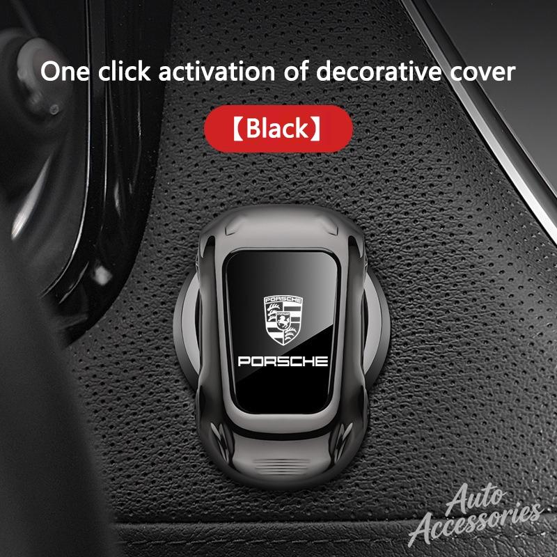 Car One-Click Start Button Decoration Stickers Protector Cover For Porsche 911 Cayenne Panamera Macan Boxster Carrera-GT 928 944