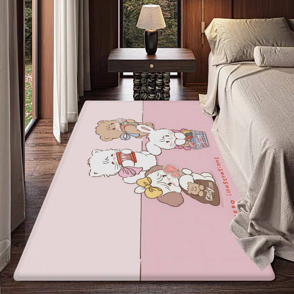 M-Mikko C-Characters Room Mats Cheaper Anti-slip Modern Living Room Balcony Printed Welcome Rug