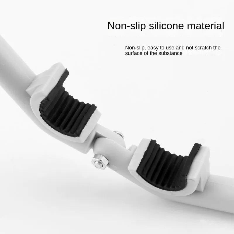 Faucet Aerator Wrench, Anti Slip Bubbler Removal Key, Multifunctional Disassembly Hand Tool for Kitchen Bathroom Sink Tap Faucet Maintenance