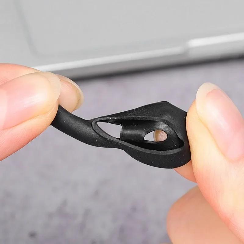 3/1Pairs Silicone Eartips Earhooks for Apple AirPods 4, Soft Anti-Lost Anti-Drop Earbuds Tips Replacement