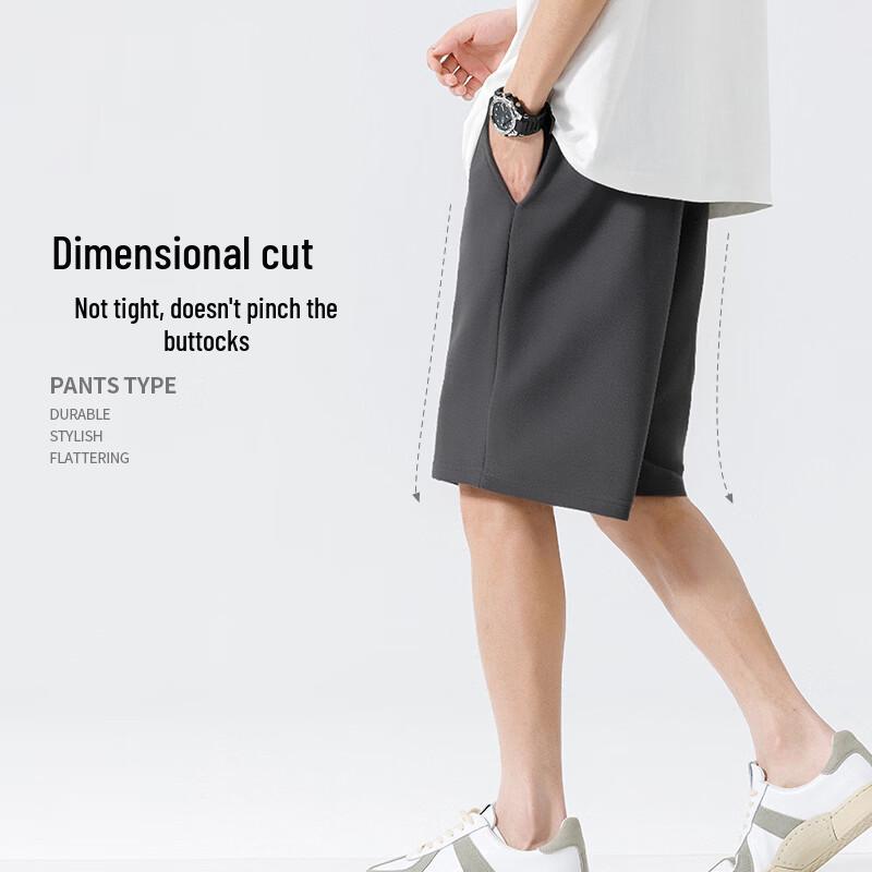 Jeanswest Men's Summer Loose Fit Pure Cotton Casual Shorts