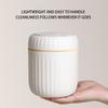 Desktop Small Trash Can Wastebasket Dispenser With Press Type Lid Modern Desk Trash Can For Vanity Dorm Living Room Home
