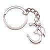 Metal Fittings Yoga Keychain Sport Theme Key Ring Souvenir 28mm