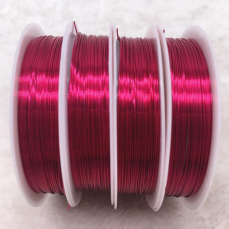 New 0.3/0.4mm Colorful Copper Wires Beading Wire for Jewelry Making DIY Handmade Accessories