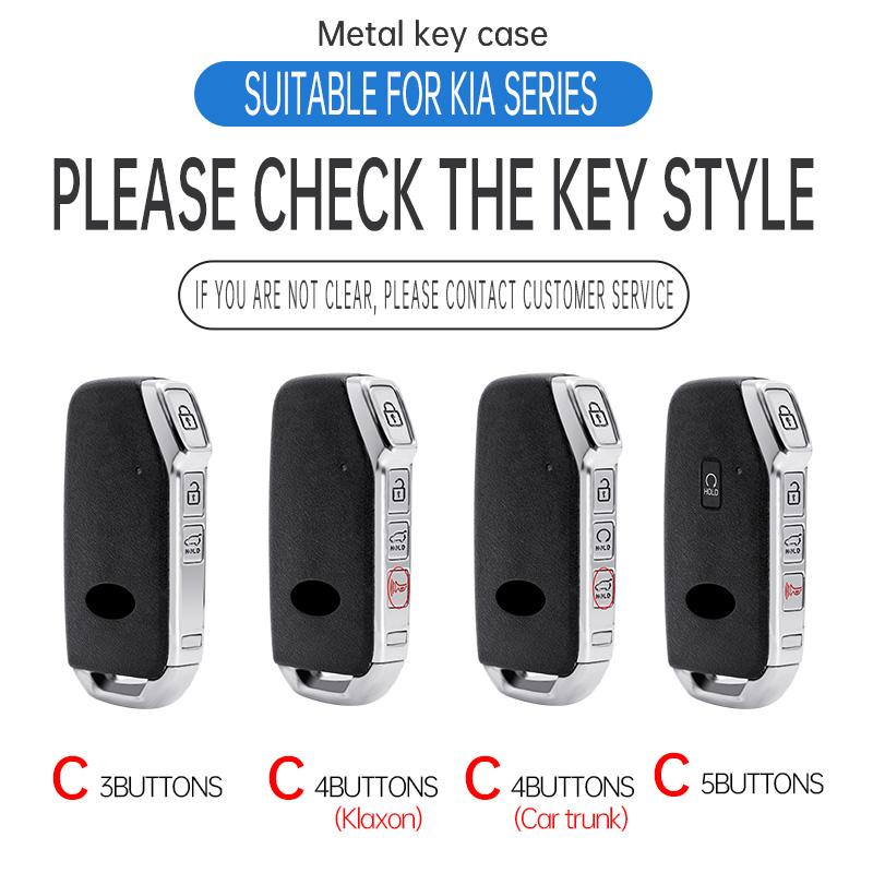 3/4/5 Buttons Key Cover Car Key Case for KIA Sportage Ceed Sorento Cerato KX5 KX-CROSS Forte K3 K5 K8 Ray Opatima Soul Telluride